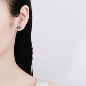 Direct Factory Supply Moissanite Diamond <b>Earrings</b> <b>Fine</b> Jewelry for Women Luxury Accessories Wedding Gift and Fashion Collection - Product Image 2