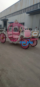 El más nuevo carruaje tirado por caballos de Cenicienta/turismo al aire libre Princess Horse Buggy/Calesa asequible - Product Image 6