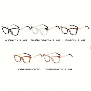 Gafas de Computadora con Protección Anti Luz Azul, Diseño Retro de Leopardo, Montura de Ojo de Gato para Mujer, Moda 2022 - Product Image 6