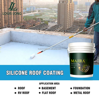 Revêtement de toiture en spray élastomère réfléchissant, peinture anti-corrosion, isolation thermique, revêtement thermique imperméable pour toiture métallique, liquide