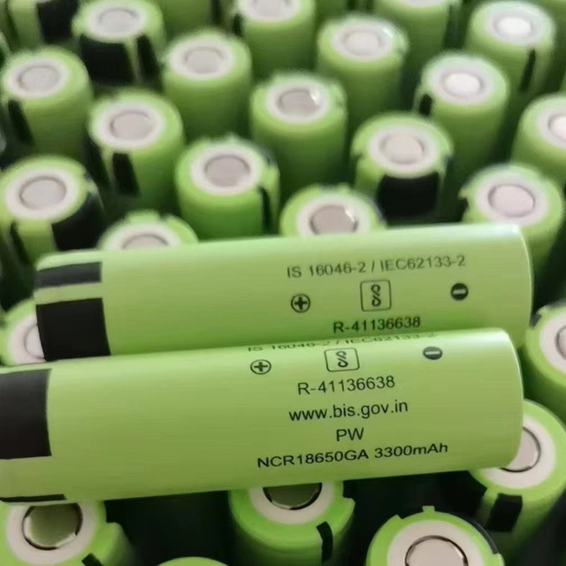 Original A-grade INR18650GA Green Solid State Battery High Capacity 3300mAh 10A 3.6V Rechargeable LiCoO2 Cathode 500 Battery