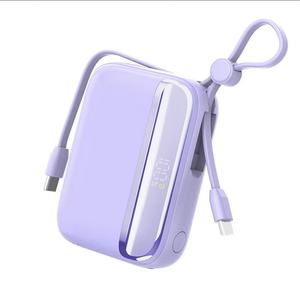 Batterie externe portable 10000mAh PD22.5W à charge ultra-rapide avec écran LED pour les voyages en extérieur - Product Image 6