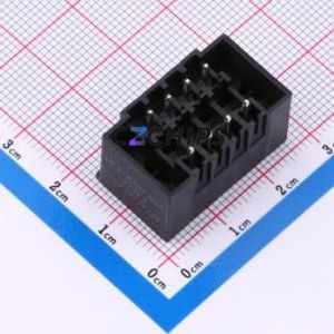 DB2EVHBM-3.81-2*4P-BK Plug-in Terminal Block Through hole,P=3.81mm Board-to-Board / Socket - Closed Screw Fixing 2x4P 3.81mm - Product Image 2