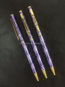 New Style Custom Flower Pattern Aluminum Barrel Full Printing Metal Ball <b>Pen</b> Slim Twist <b>Pen</b> - Product Image 3