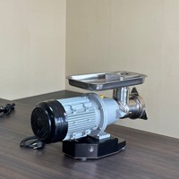 Hachoir à Viande en Acier Inoxydable Haute Puissance 2,2 kW avec Lames Faciles à Nettoyer, Personnalisable ECO-32S, Moteur Neuf