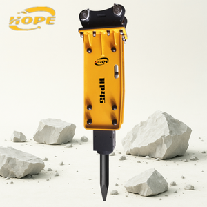 Martelo Hidráulico Montado em Escavadora HOPE Adequado para Trabalhos de Mineração e Demolição de Edifícios - Product Image 3