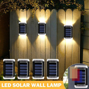 Lámpara LED Solar de pared impermeable IP65, superbrillante, para exteriores, valla, puerta, jardín, decoración, lámpara de techo - Product Image 6