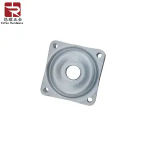 Bộ bàn ăn hiện đại <span class=keywords><strong>4</strong></span> món mạ kẽm <span class=keywords><strong>4</strong></span> inch, mặt bàn xoay sắt 360 độ, dành cho phòng khách - Product Image 4