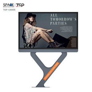 Enseigne publicitaire de rue, enseignes utilisées dans les entreprises, éclairage solaire, boîte lumineuse, éclairage LED, affichage publicitaire, TOP 110V-AC220V, aluminium - Product Image 2