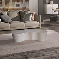Table basse en marbre style moderne 2025 – Prix de gros – Noir – Durable – Pour entrée – Nouveau design – Décoration intérieure Vietnam