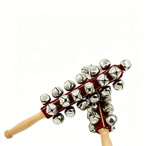 Instrumento Musical Orff al por Mayor, Sonajero de Mano con 25 Campanas para Bebés - Product Image 4