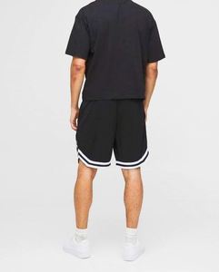 Conjunto Deportivo Informal de 2 Piezas, Pantalones Cortos de Baloncesto Holgados y Transpirables con Estampado Veraniego, Color Negro - Product Image 5