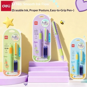 <span class=keywords><strong>Penna</strong></span> <span class=keywords><strong>Stilografica</strong></span> per Studenti <span class=keywords><strong>con</strong></span> Punta Fine EF, <span class=keywords><strong>Cartuccia</strong></span> d'Inchiostro Ricaricabile, Asciugatura Rapida, Scrittura Fluida, per Scuola, Ufficio e Uso Quotidiano - Product Image 2