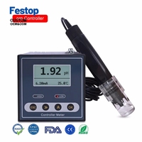 Contrôleur de pH industriel en ligne Festop, moniteur numérique de mesure ORP 002pH 1mV, contrôle des limites supérieures et inférieures, alarme, testeur de pH