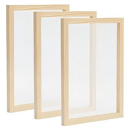 Custom Size Print Equipment Wire Mesh Stretch Silk Wooden and Aluminum Die-Cast Frame Screen Printing Plate