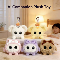 Jouet intelligent pour enfants, compagnon émotionnel, animal électronique parlant, pendentif en peluche, cadeau, rembourrage en coton PP