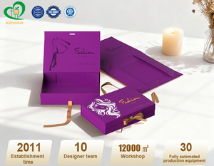 Caja de Embalaje Personalizada en Color Vino Tinto y Champán, Caja de Almacenamiento Profesional y Elegante para Carteras y Cinturones con Logotipo - Product Image 3