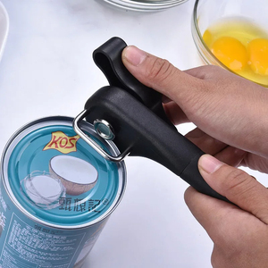 Abrelatas de corte seguro, abrelatas de borde liso de mano, abrelatas de corte de acero inoxidable de grado alimenticio para cocina y restaurante - Product Image 2