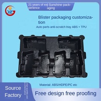 Plateau de pièces automobiles en plastique ABS TPU recyclable personnalisé Logistique d'usine industrielle Boîtes en plastique avec support étanche à l'humidité anti-rayures