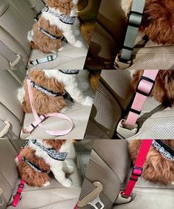 Patrón de logotipo personalizado Seguridad Correa ajustable Arnés Viaje Coche Mascota Cinturón DE SEGURIDAD Perro Kemerleri - Product Image 6