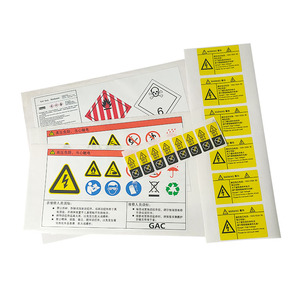 Personalized High Voltage Warning <strong>Labels</strong>: Weatherproof &amp; Temperature Proof Caution Tags for Automotive Parts &amp; Power Supply <strong>Unit</strong> - Product Image 2