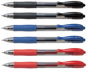 Economical 0.5mm Gel Ink <b>Pen</b> Retractable Office Gel <b>Pens</b> with Ergonomic Rubber Grip Custom Logo Smooth Writing - Product Image 1