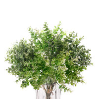 Buket Eucalyptus & Mawar Buatan |   Dekorasi Dinding Bunga & Pengaturan Dekorasi Rumah Dalam Ruangan untuk Latar Belakang Pernikahan Dekorasi Pesta