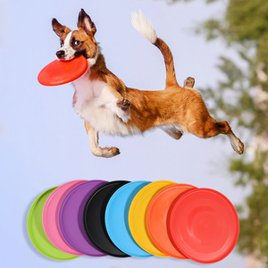 Jouets de chasse pour chiots en silicone souple, disques volants pour chiens, vente en gros - Product Image 2