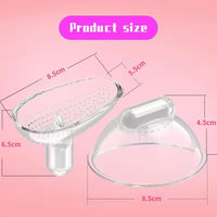 Tragbarer Brustmassager Verbesserte Version Vibrierender Masturbator Klitoris-Stimulator Orgasmus-Sexspielzeug Made in China für Frauen