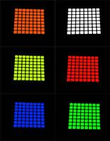 Affiche numérique à matrice LED blanche 32x32mm (8x8 pixels) carrée de 1,2 pouce, 3mm de profondeur, pour utilisation en magasin de détail