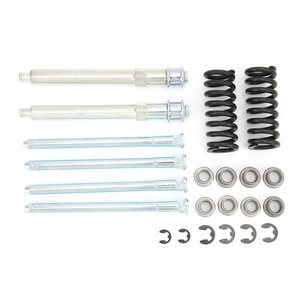 Kit de bisagras y bujes para puerta delantera, para camionetas y SUV Chevrolet GMC, 11022A, acero, fácil instalación, color plateado mate - Product Image 5