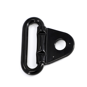Boucle de guidage pour ceinture de siège de <span class=keywords><strong>voiture</strong></span>, accessoire noir - Product Image 1