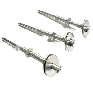 Varilla de conexión Sky Eagle de 6 mm, 105 mm, de acero pulido con cabezal de alambre en forma de flor y arandela para discos de lijado - Product Image 1