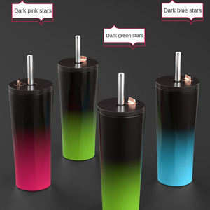 Bicchieri Termici Diamantati di Alta Qualità con Logo Personalizzato, 700ml, Vendita all'Ingrosso, Doppia Parete in Acciaio Inossidabile, Isolati, con Scatola e Bottiglia - Product Image 6