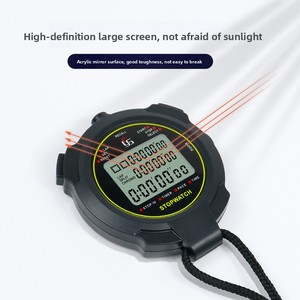 <span class=keywords><strong>Chronomètre</strong></span> numérique professionnel multi-canaux étanche pour la natation, la course à pied, l'athlétisme, l'entraînement et le fitness - Product Image 2