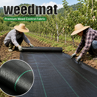 Toile paysagère commerciale anti-mauvaises herbes, tapis de contrôle des adventices en PP haute résistance pour projets de paysagisme professionnels