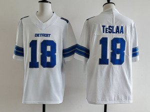 2026 Hoge Kwaliteit American Football Shirts Detroit Lions Shirt voor Heren - Product Image 4