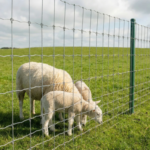 Clôture en treillis métallique à nœuds fixes 8FT, clôture de jardin en acier, filet de protection contre les cerfs pour ranch et élevage de moutons - Product Image 3