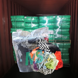 Trapos de Algodón Absorbente Multicolor Reciclados para Limpieza Eficaz, Trapos de Limpieza Tejidos - Product Image 1