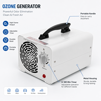 Machine de désodorisation portable industrielle et commerciale pour la maison, la voiture, le sous-sol, l'entrepôt, l'élimination des odeurs de fumée et d'animaux, générateur d'ozone