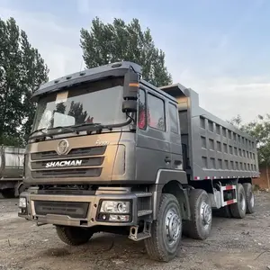 Shacman F3000 375 371 40cbm 12 roues camion benne Weichai 8x4 Camions à benne basculante d'occasion