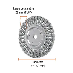 BOX 4 Fil de cardage tressé grossier 6' x 5/8' pour meule, TRUPER - Product Image 2