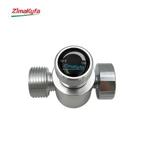 Adaptador de llenado de metal para cilindros de gas CO2 Tr21-4, kit de conexión con manómetro de 3000 PSI para regulador de acuario y elaboración casera - Product Image 2