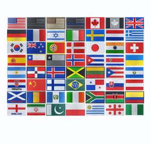 批发新定制国旗铁刺绣理想贴片 - Product Image 1