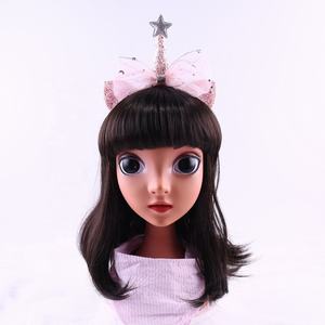 Diadema de Princesa Súper Hada con Corona y Varita Mágica para Niñas - Diseño de Gasa, Talla Única para Fiestas y Uso Diario - Product Image 1