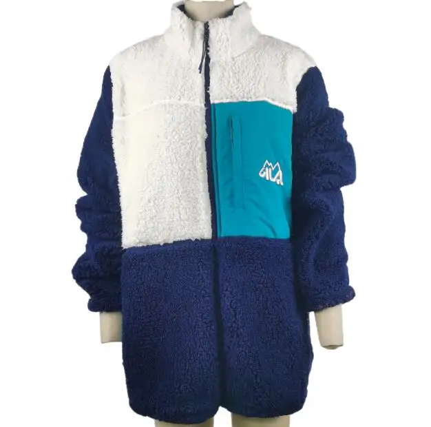 CM-031 Winter 2022 Sport Suit 100%Polyester Men's Heavy Coat Long Zipper Jacket