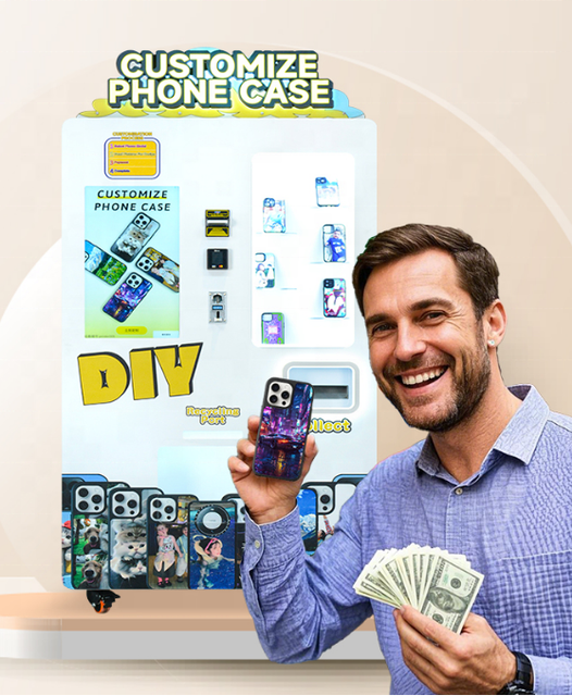 Factory Direct Self-Service Automatic Customized DIY Phone Case Vending Machine Personalized Phone Case Vending Machine