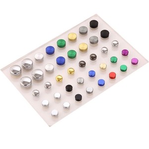 Couvre-clous décoratifs ronds en cuivre durables pour miroirs, salles de bain et enseignes publicitaires - Product Image 1