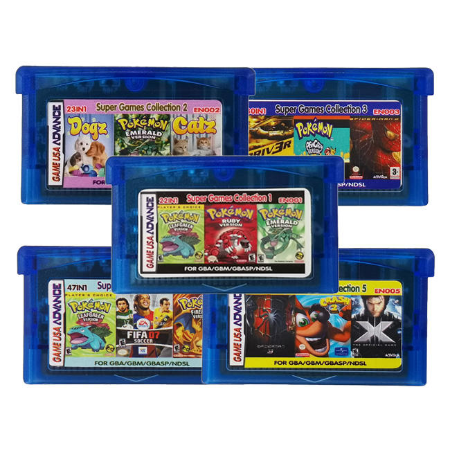 Hot Selling EN Classic Console Card Video Multicart Game Cartridge Card for  Nintendo GBA Sp