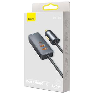 Chargeur de voiture USB Type C Baseus 120W, charge rapide pour iPhone 12 Pro <span class=keywords><strong>Xiaomi</strong></span> Samsung téléphone portable PD QC 3.0 USBC chargeur de téléphone de voiture - Product Image 6